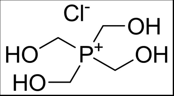 Cloreto Tetrakis-Hydroxymethyl THPC incolor ou Straw Yellow Liquid do Phosphonium de CAS 124-64-1