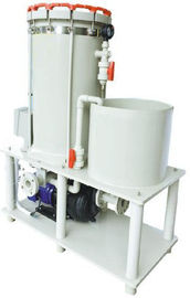 Da elevada precisão química dos sistemas do filtro do equipamento operação fácil de galvanização vertical