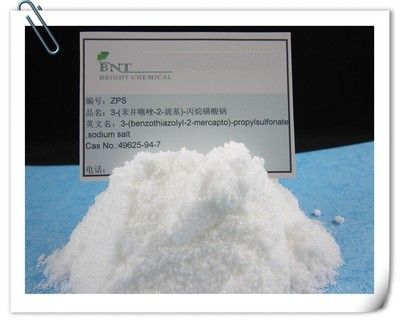 Sódio 3 Benzothiazol 2 Ylthio de CAS 49625-94-7 ZPS 1 Propanesulfonate