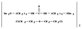 Polímero do PESO Polyquaternium-2 Diaminoarea de CAS 68555-36-2 amarelado para amarelar o líquido