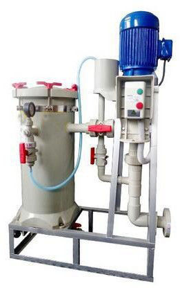 Equipamento de galvanização químico da unidade de filtro para o tratamento de superfície das águas residuais
