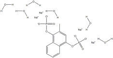 Diphosphate CAS do sódio de Menadiol 6700-42-1 intermediários farmacêuticos